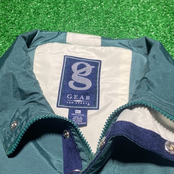 Mens Vintage Notre Dame Gear for Sports quarter zip pullover. Size XL. - Picture 5 of 8